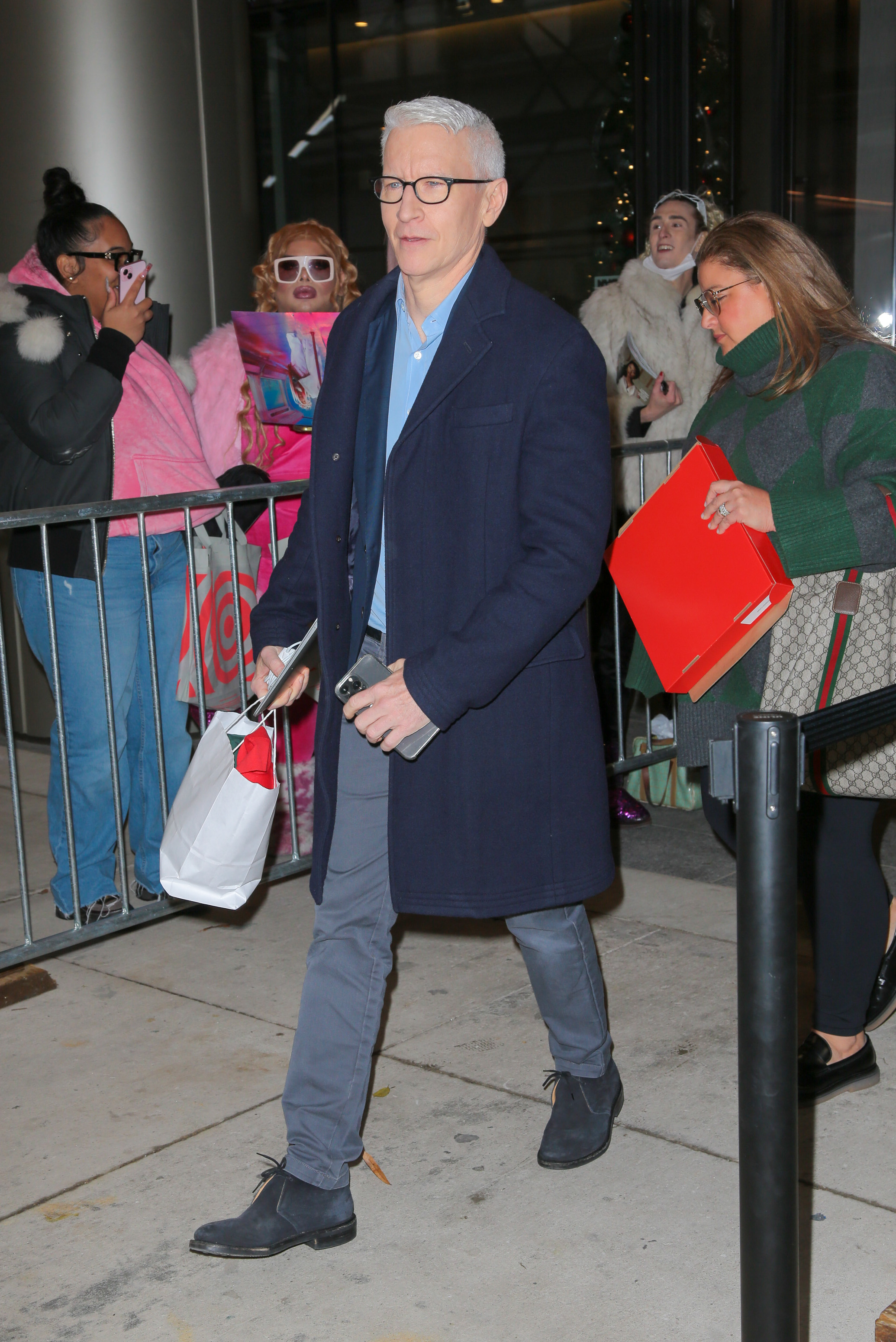 Anderson Cooper is seen on December 11, 2023 in New York City. | Source: Getty Images