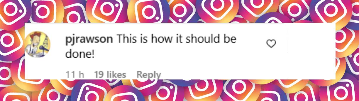 A netizen comment on Chris Martin's approach, dated July 21, 2025 | Source: Instagram/entertainmenttonight