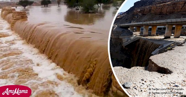 Bus with 37 children swept away by floods near Dead Sea killing at least 20 people