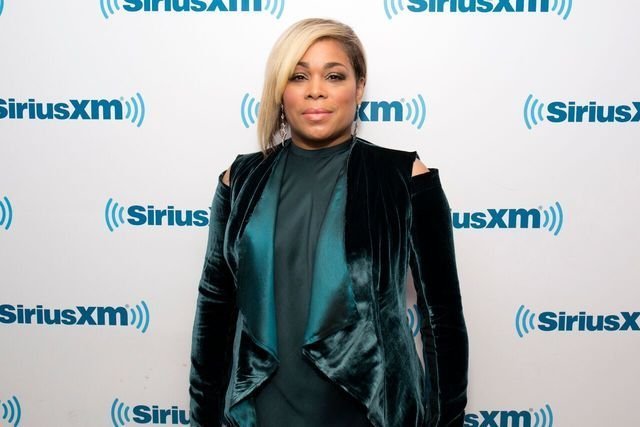 T-Boz poses for a picture as she guests on SiriusXM | Source: Getty Images/GlobalImagesUkraine