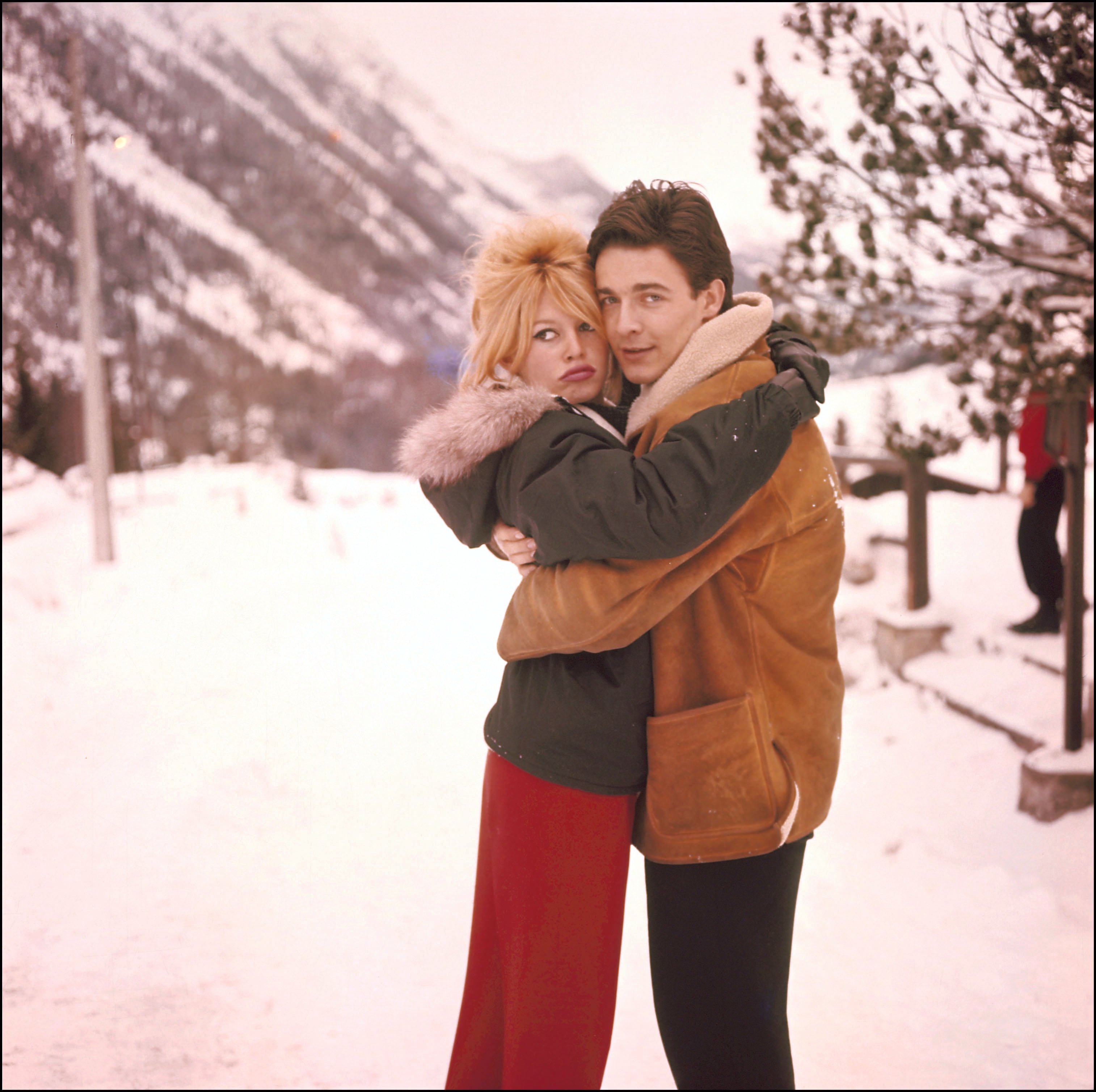 Brigitte Bardot and her husband Jacque Charrier in France 1961. | Source: Getty Images