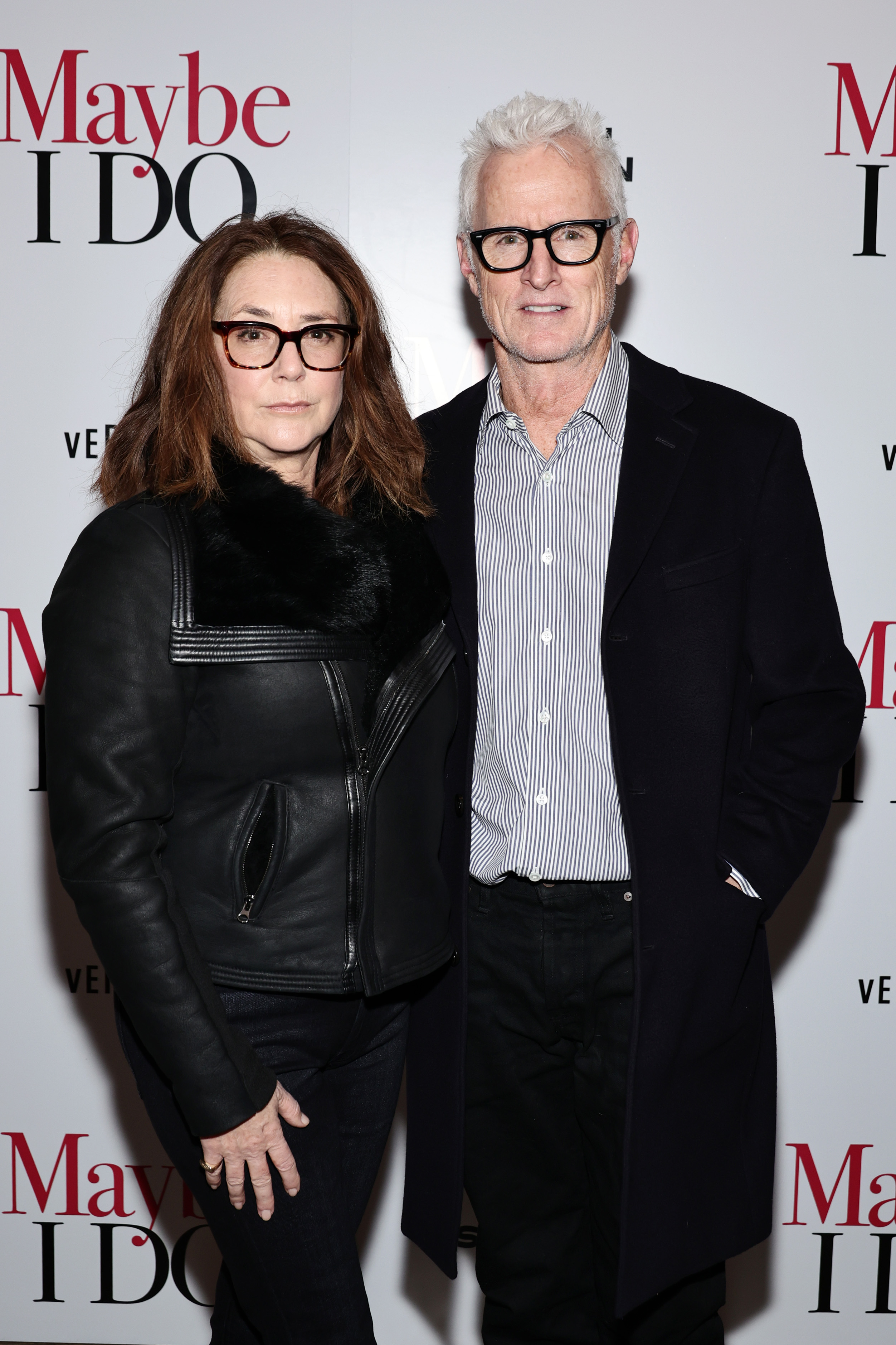Talia Balsam and John Slattery at the special screening of "Maybe I Do" in New York City on January 17, 2023 | Source: Getty Images