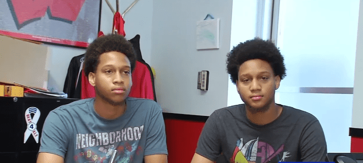  Malik and Miles George earned almost perfect SAT scores. | Source: YouTube/ Eyewitness News ABC7NY