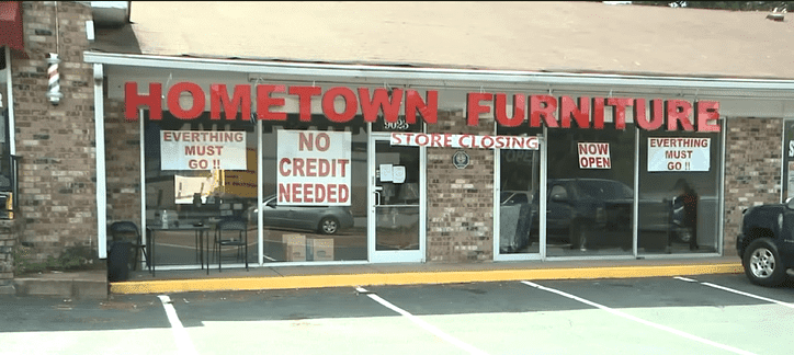 Hometown Furniture Shop in Southaven. | Source: YouTube/ WREG News Channel 3