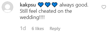 A fan's comment on Blue Bloods' post. | Source: instagram.com/bluebloods_cbs