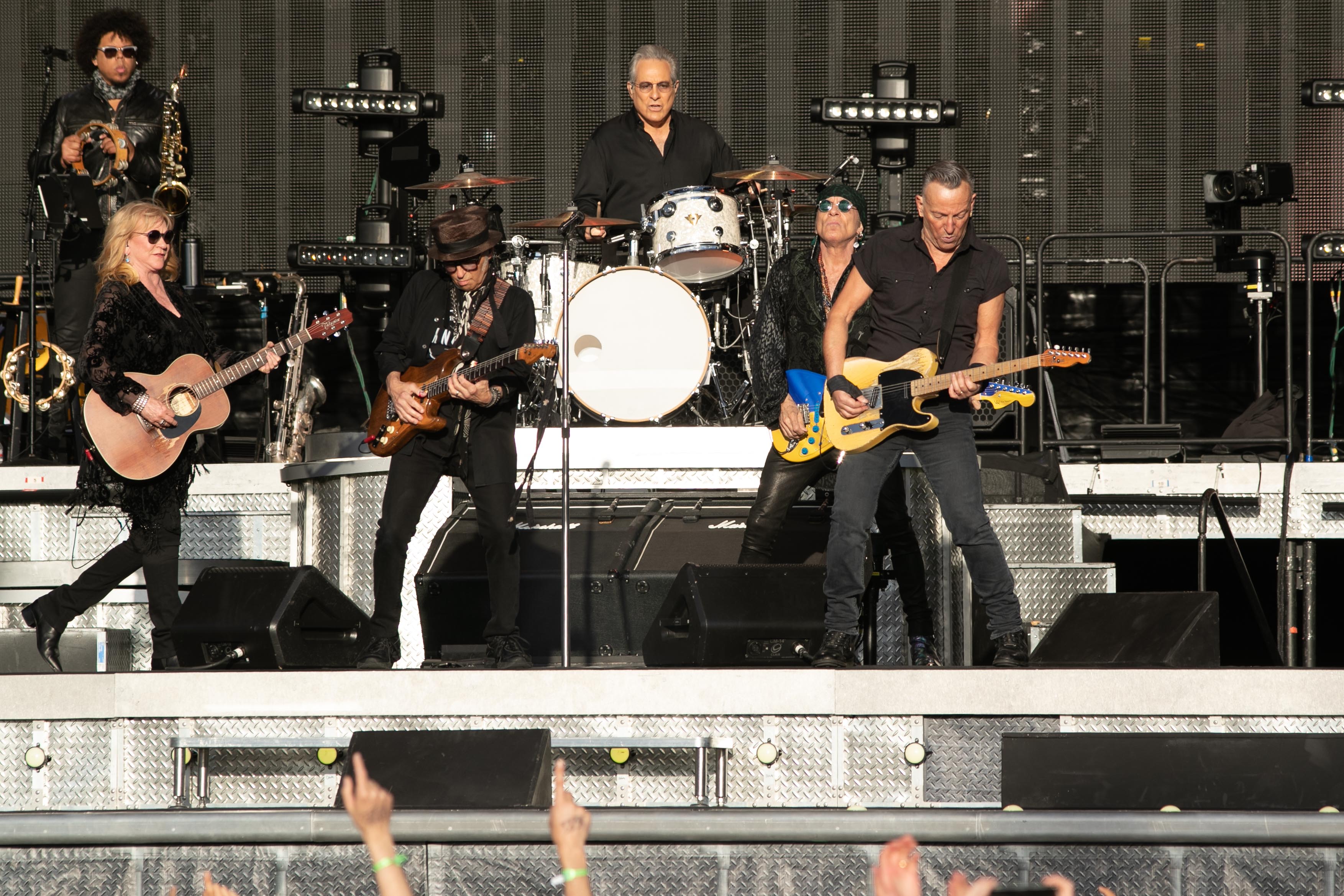 Bruce Springsteen and the E Street Band (including Patti Scialfa) performing at the RDS Arena in Dublin, Ireland on May 5, 2023 | Source: Getty Images