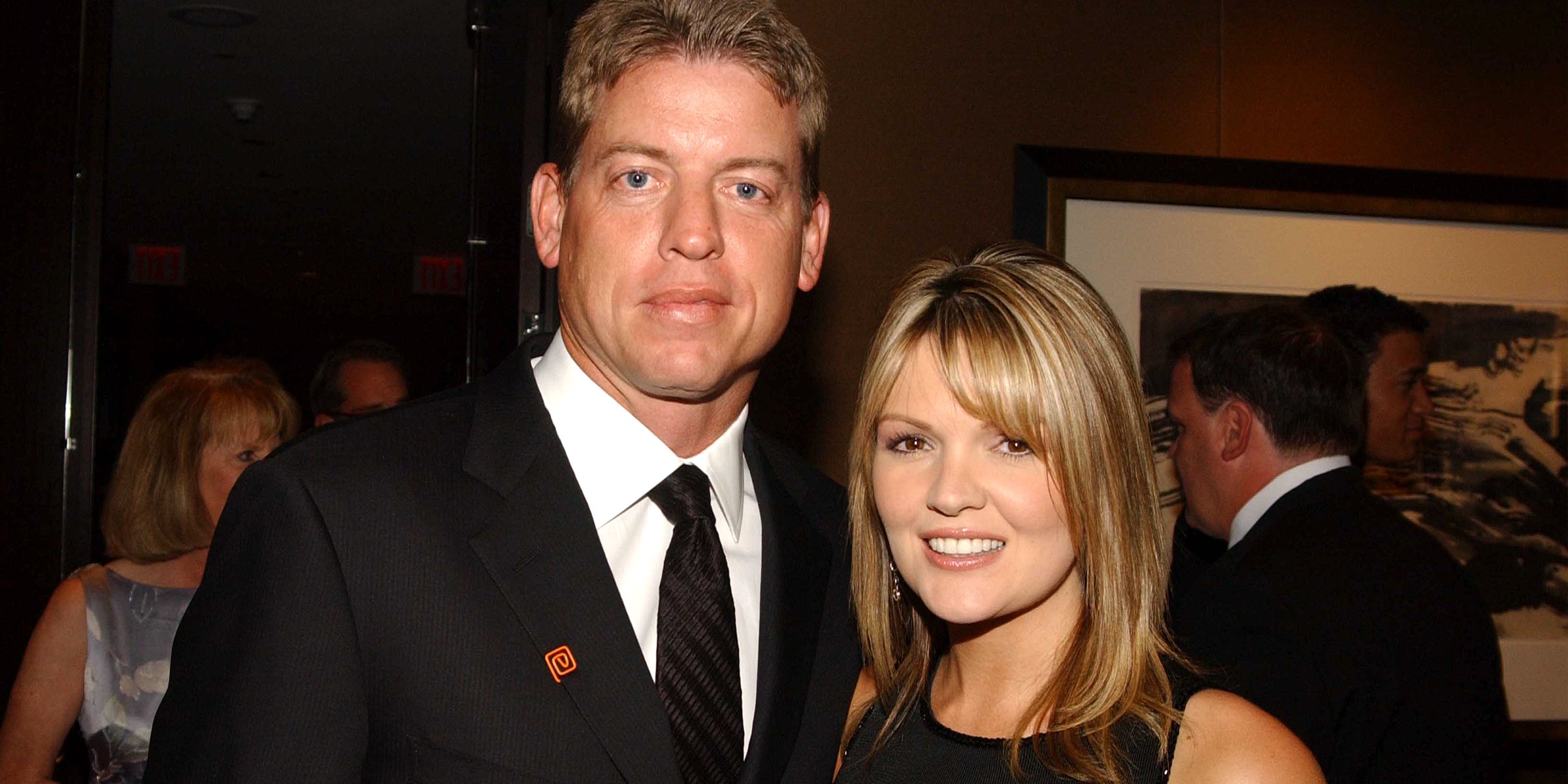 Rhonda Worthey and Troy Aikman | Source: Getty Images