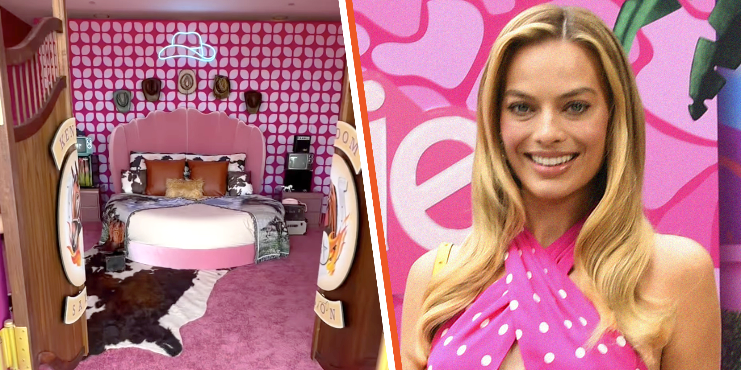 Barbie's DreamHouse in Malibu | Margot Robbie | Sources: instagram.com/variety | Getty Images