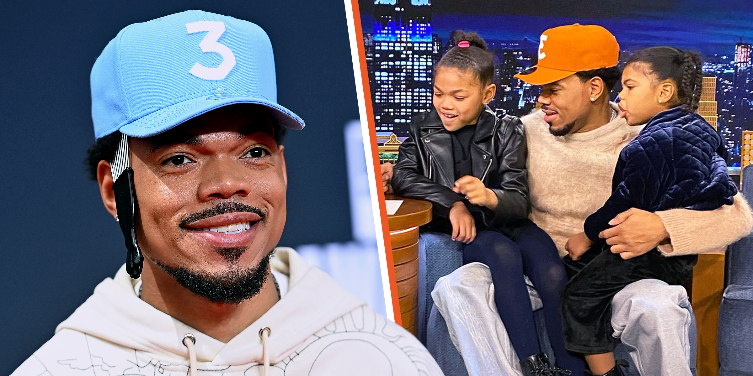 Chance the Rapper | Chance the Rapper with is daughters Kensli Bennett and Marli Grace Bennett . | Source: Getty Images | instagram.com/chancetherapper