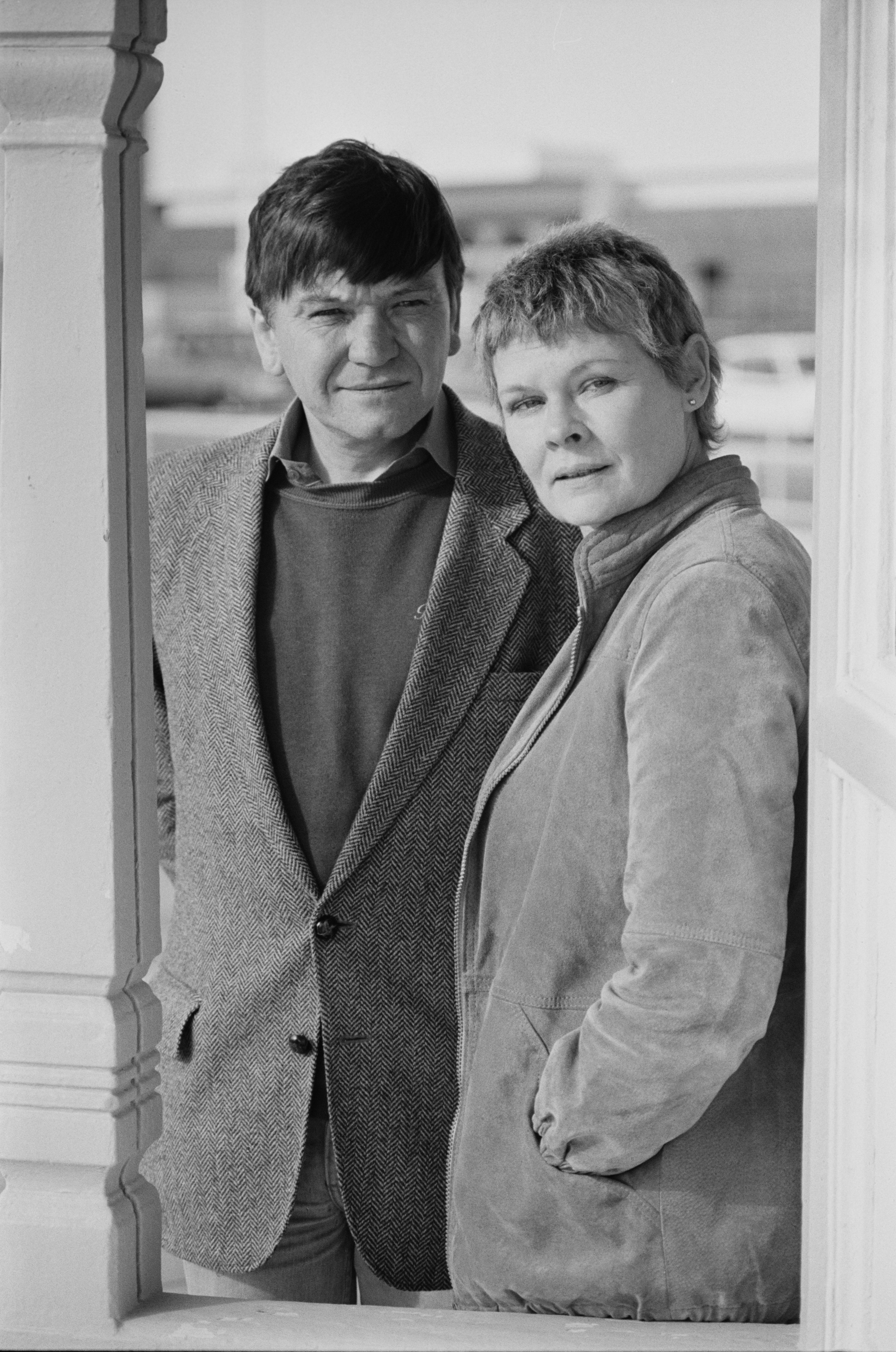 Michael Williams and his wife Judi Dench photographed on October 18, 1983 in the United Kingdom ┃Source: Getty Images