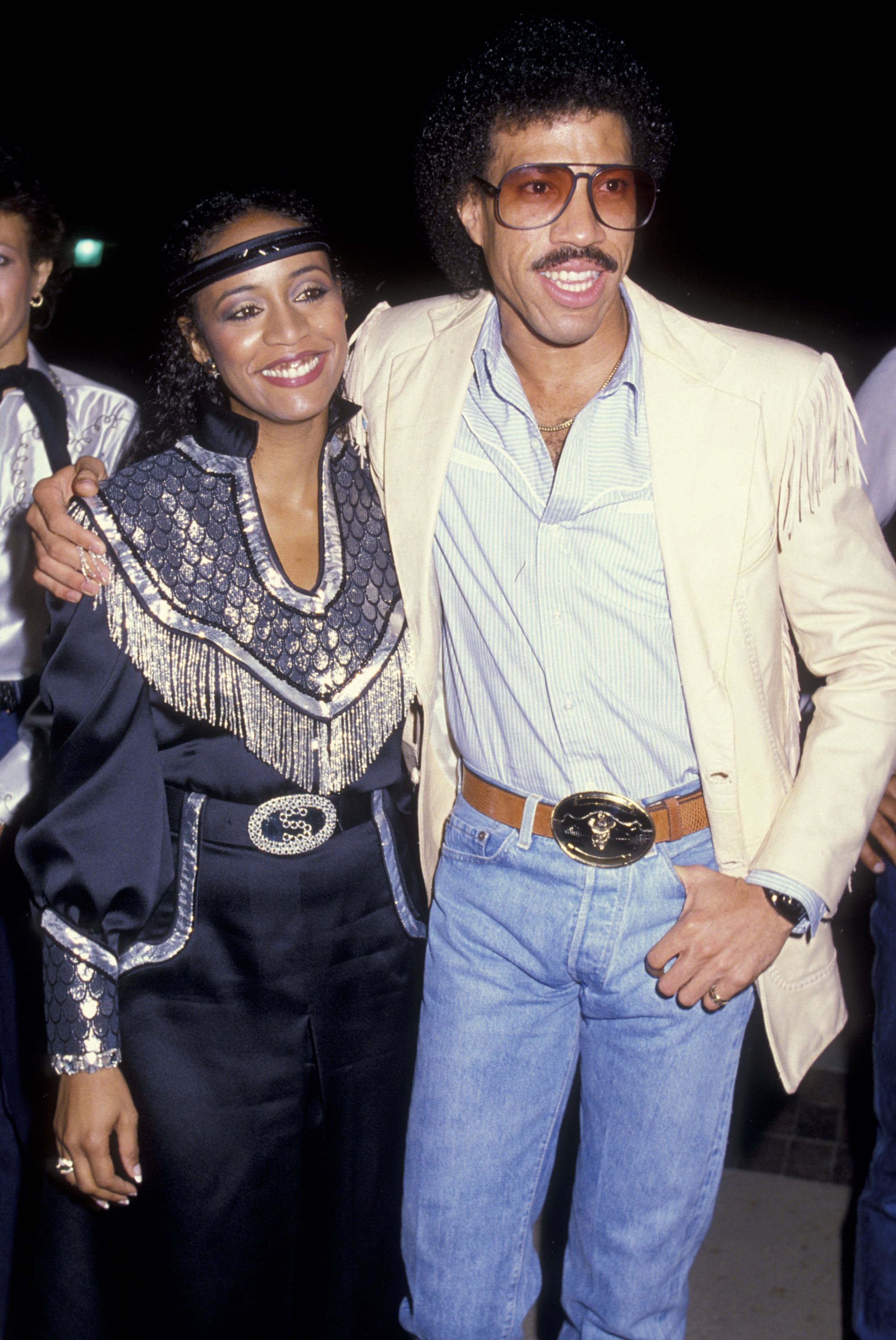 Lionel Richie and Brenda Harvey attend Share Boomtown Party on April 28, 1984 at the Pauley Pavilion at UCLA Campus in Westwood, California | Photo: GettyImages