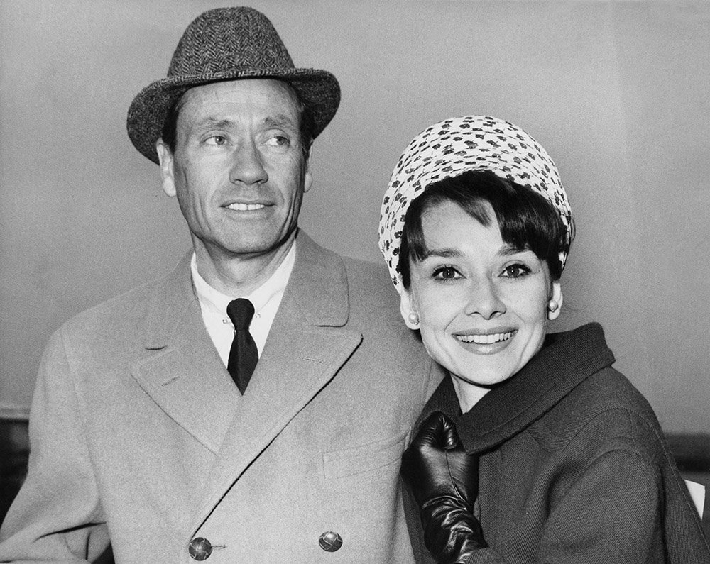 Audrey Hepburn and her first husband Mel Ferrer. I Image: Getty Images.