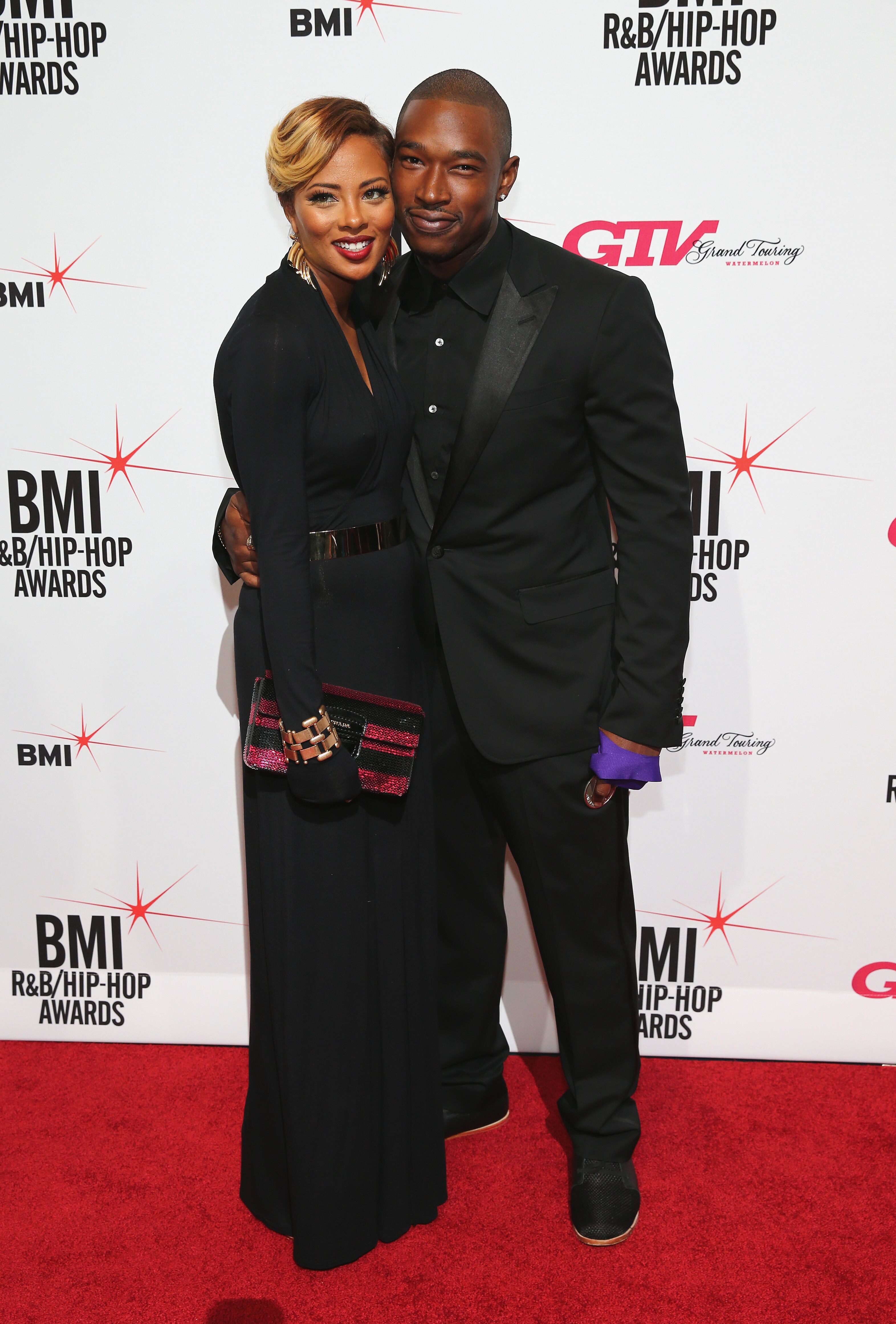 Eva Marcille with ex Kevin McCall at the BMI R&B/ Hip Hop Awards/ Source:Getty Images