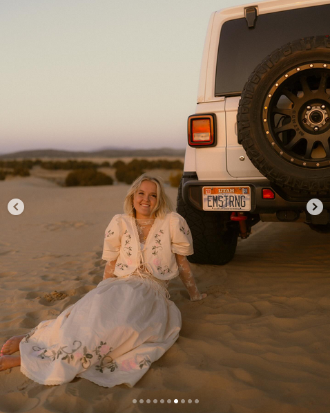 Emily Traveller, from a post dated April 22, 2025 | Source: Instagram/emilytrav