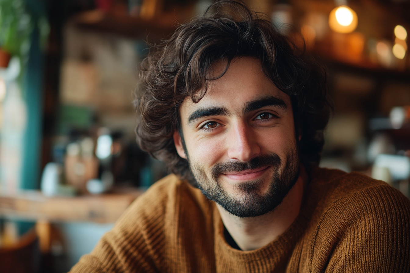 A hansome man smiling | Source: Midjourney