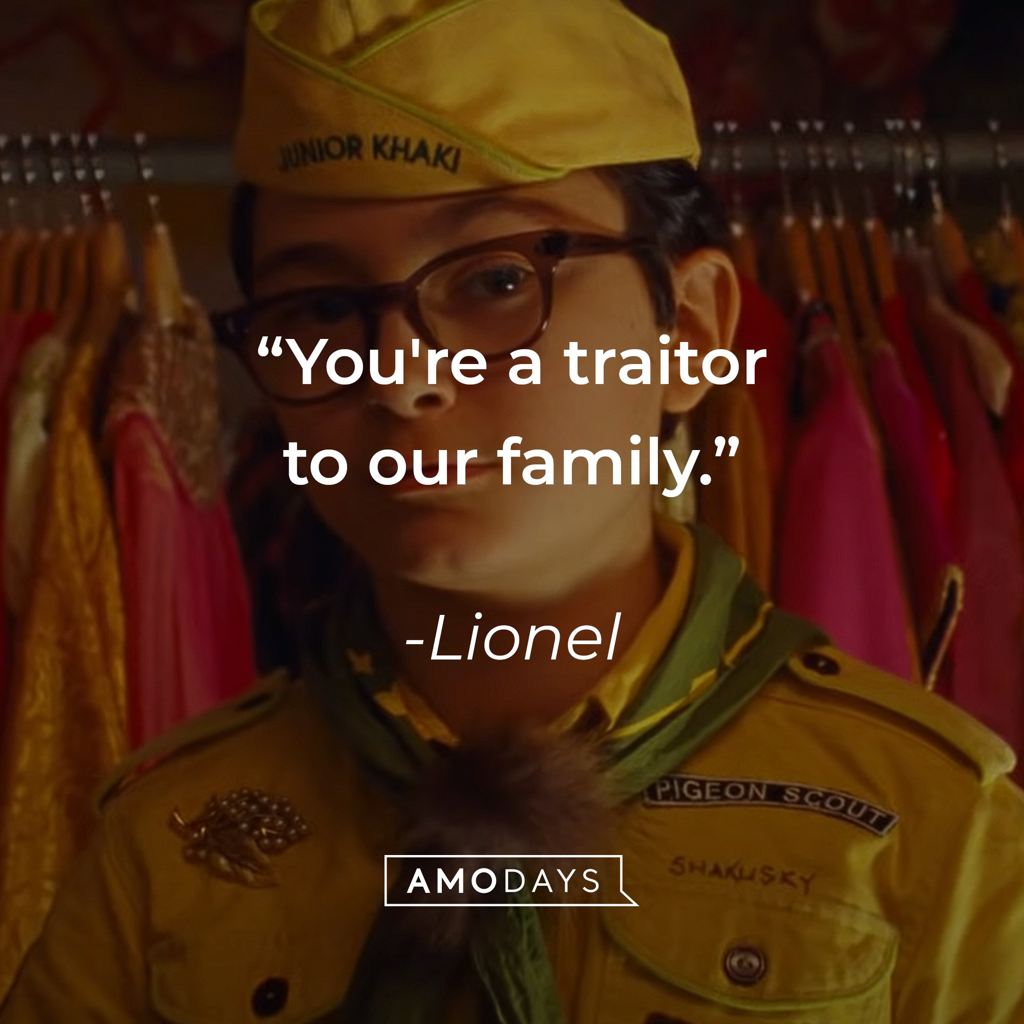 Lionel's quote: "You're a traitor to our family." | Image: AmoDays