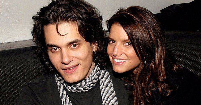 John Mayer and Jessica Simpson attend a Concert at Madison Square Garden on February 28, 2007