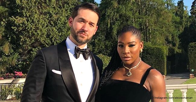 Serena Williams' husband melts hearts with photo of daughter Olympia in cute, floral dress