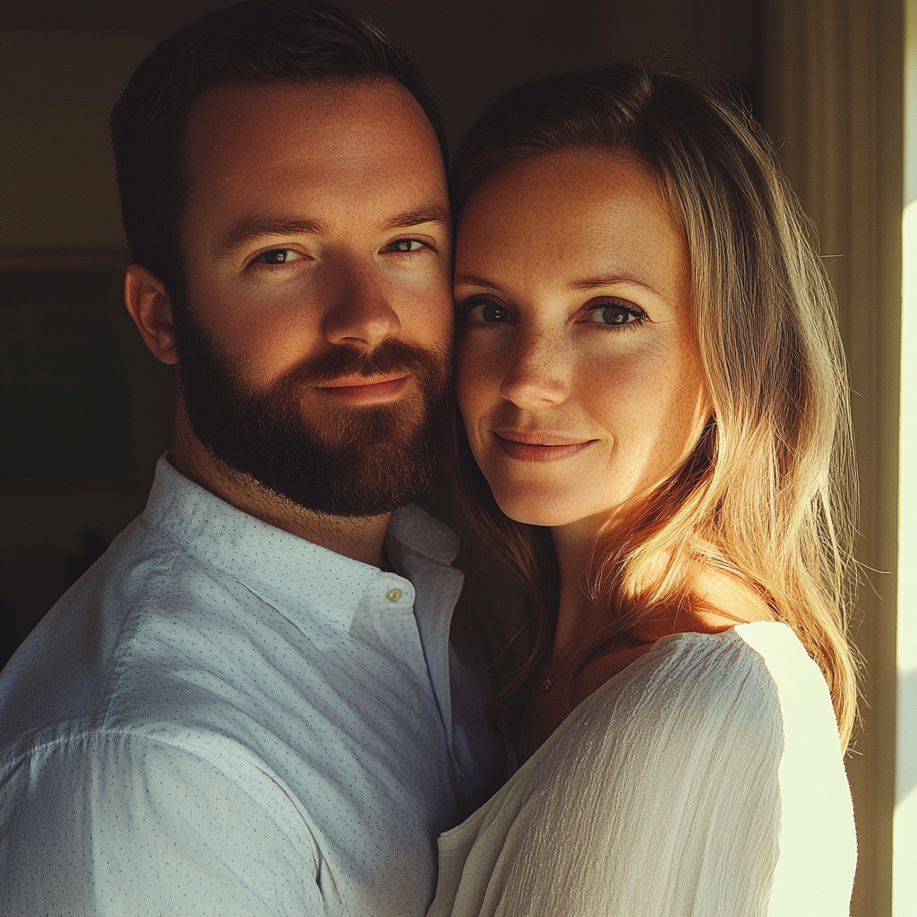 A smiling couple | Source: Midjourney