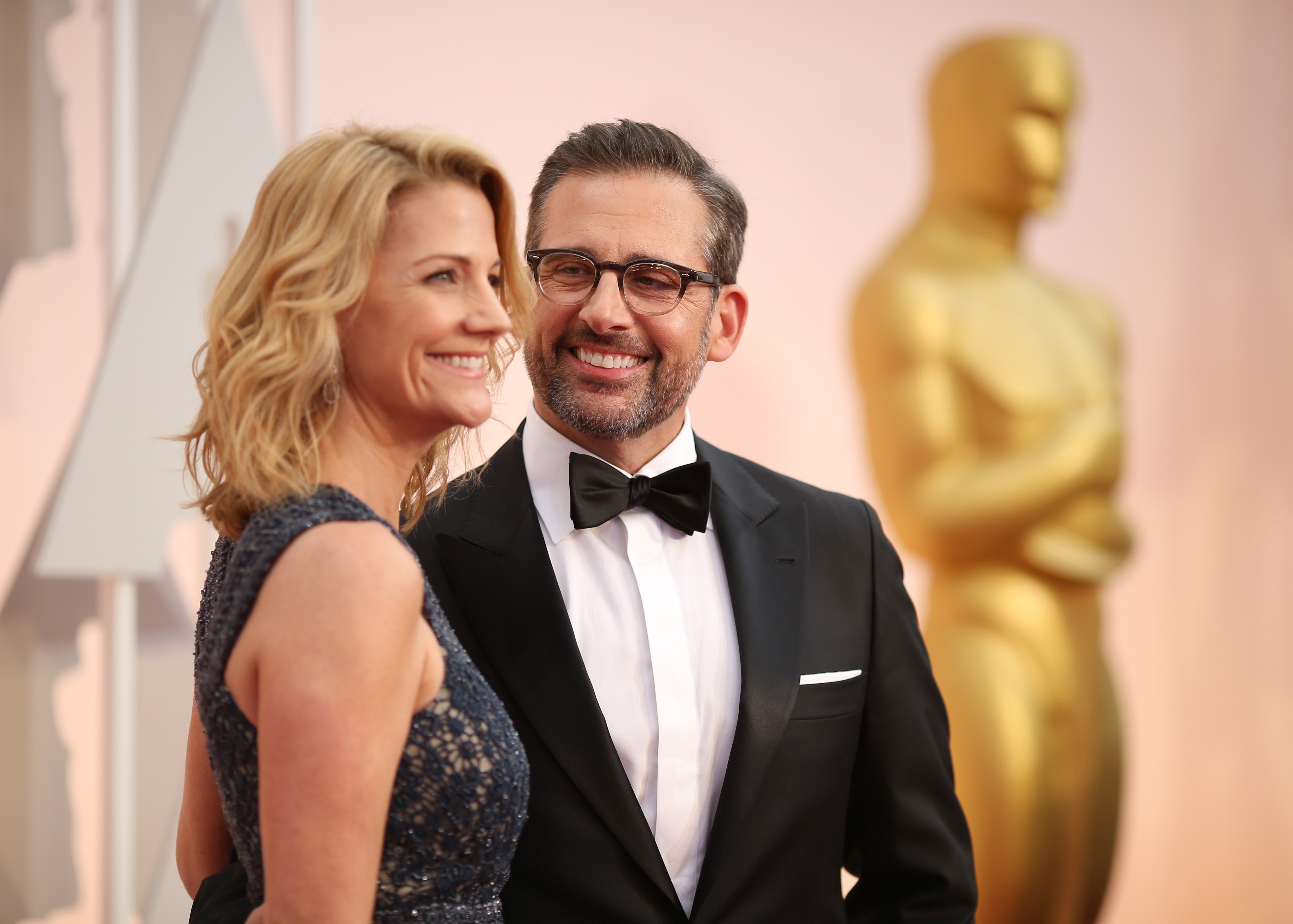  Steve Carell and Nancy Carell attend the 87th Annual Academy Awards at Hollywood & Highland Center on February 22, 2015 in Hollywood, California. | Photo: GettyImages