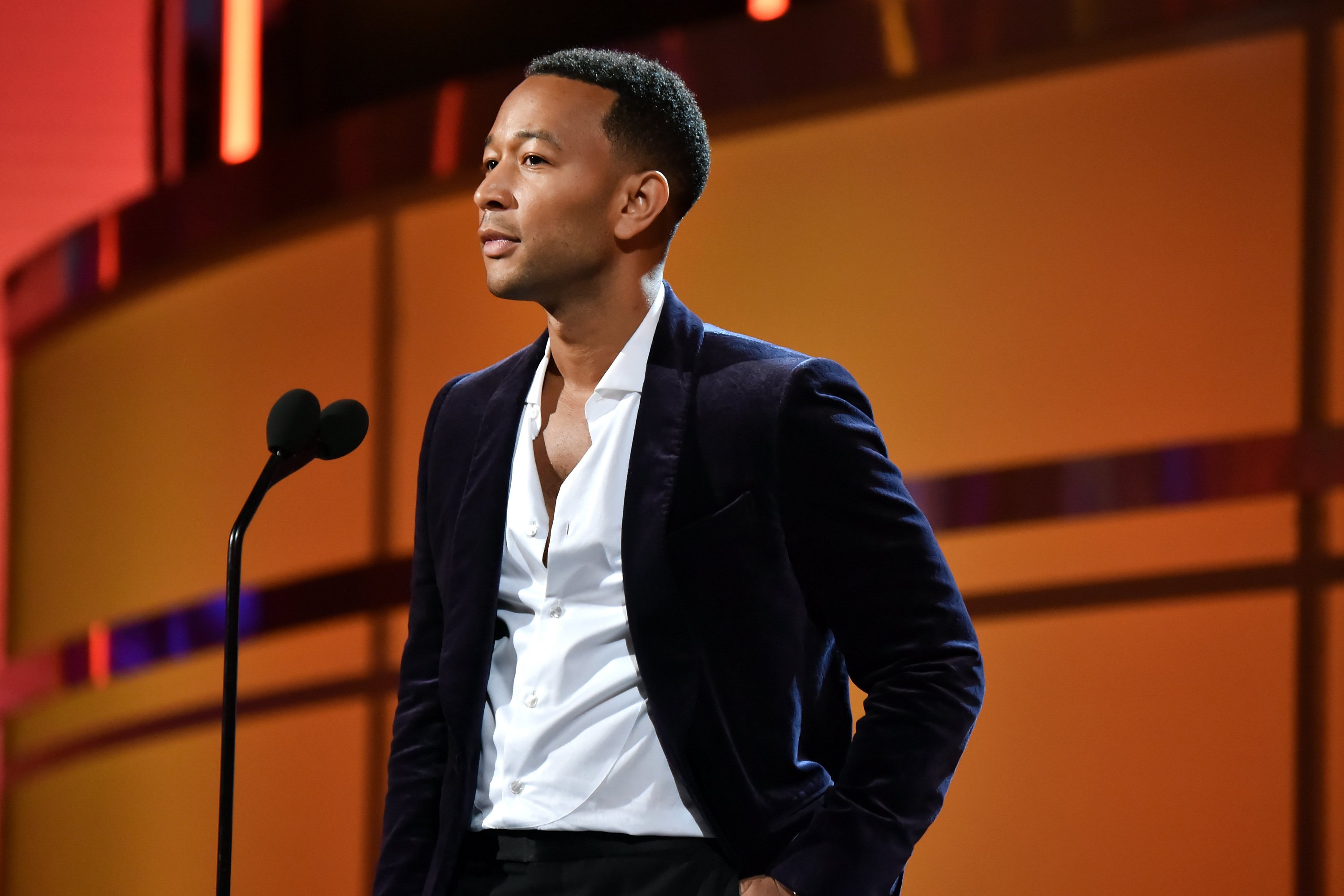John Legend onstage at the 2018 BET Awards in Los Angeles, California on June 24, 2018 | Photo: Getty Images
