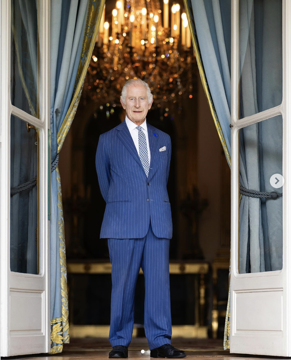 The photo of King Charles III, which was released along with the statement of Buckingham Palace announcing his cancer diagnosis, published on February 5, 2024 | Source: instagram/theroyalfamily