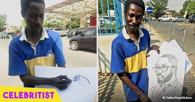 'Genius' Nigerian artist went viral this year after showing off artwork made within 5 minutes