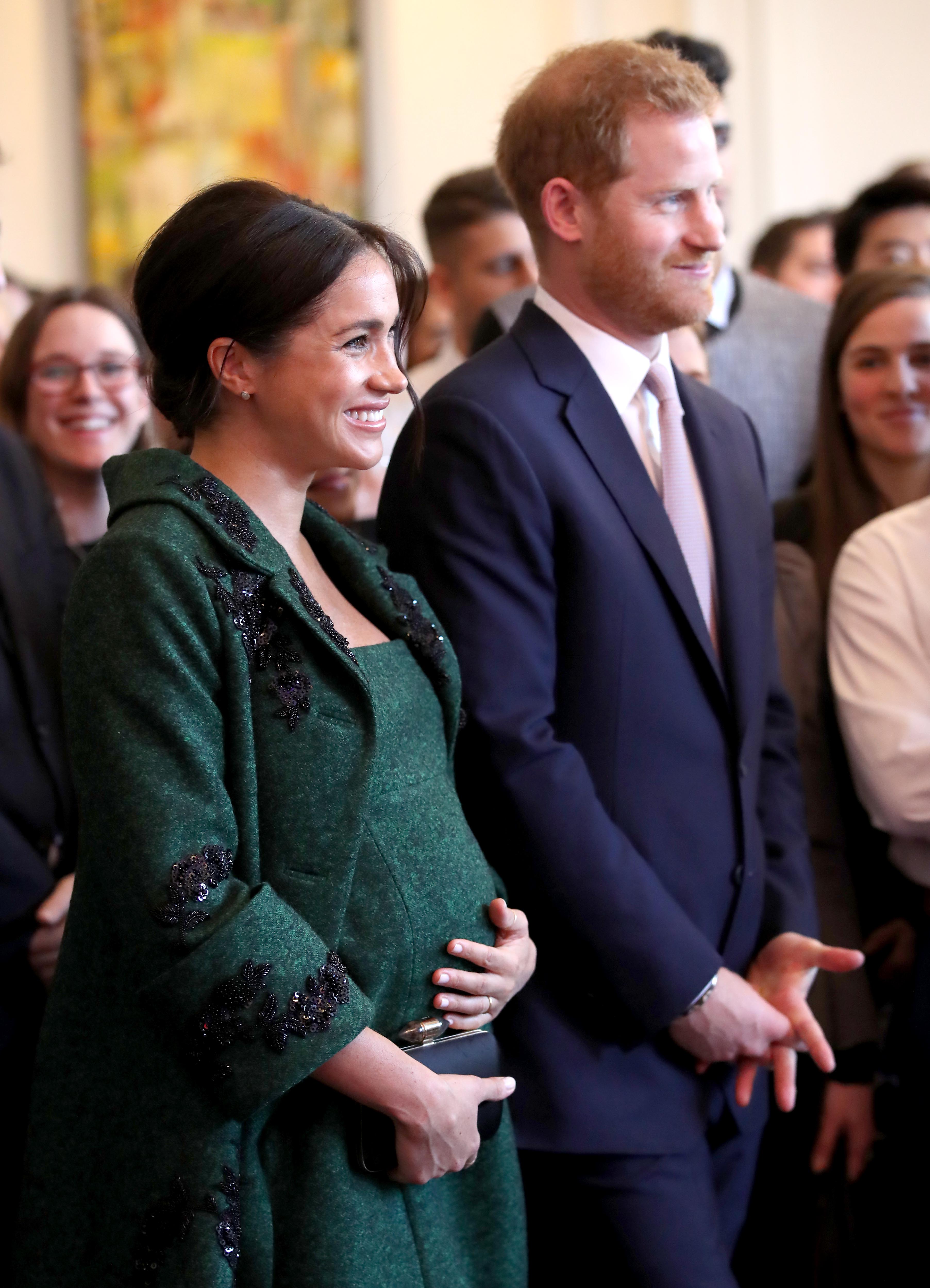 Meghan Markle and Prince Harry at Canada House on March 11, 2019 in London, England. | Source: Getty Images