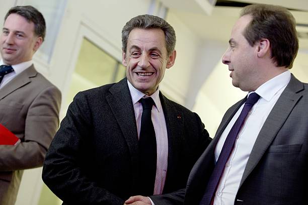 Le Député Jean-Christophe Lagarde et Nicolas Sarkozy | Photo : Getty Images