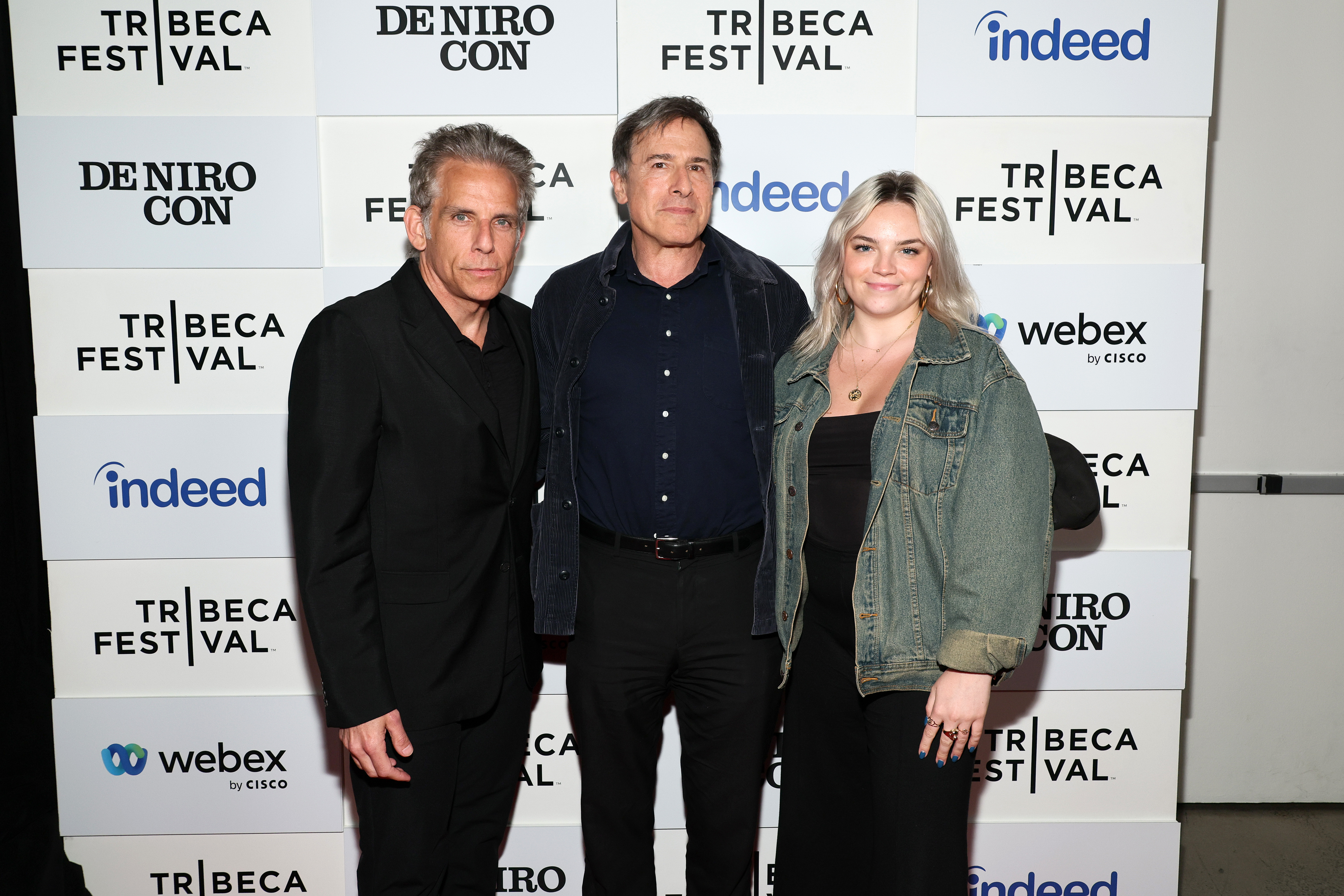 Ben Stiller, David O. Russell, and Ella Stiller at the "Silver Linings Playbook" screening during the 2024 Tribeca Festival at Spring Studios on June 14, 2024 in New York City | Source: Getty Images