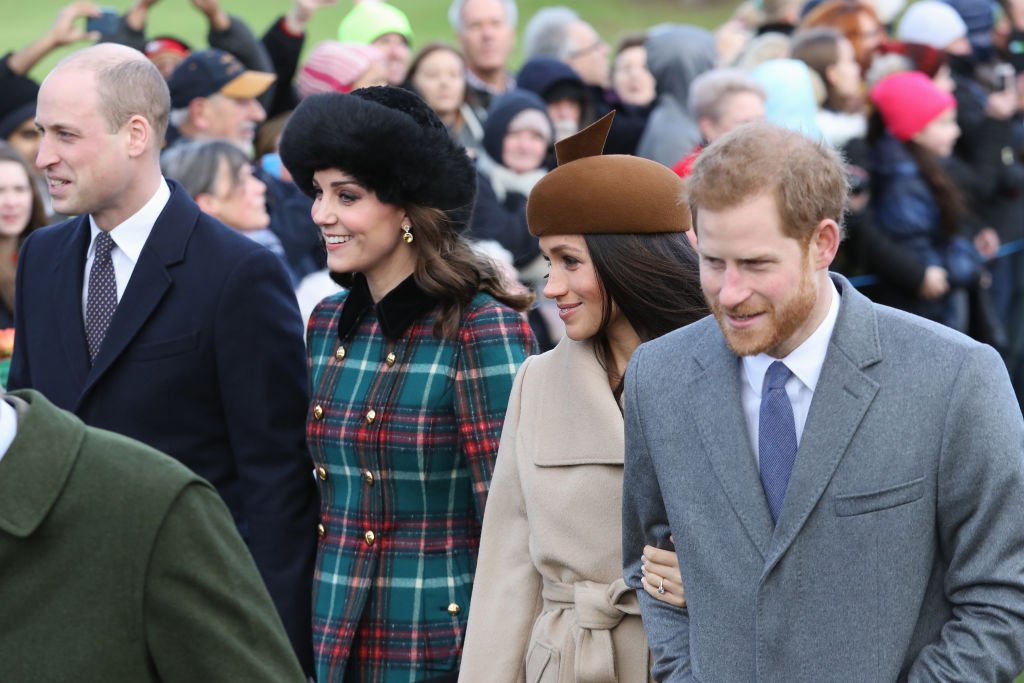 Duques de Cambridge y Duques de Sussex asisten juntos a un evento oficial. | Foto: Getty Images
