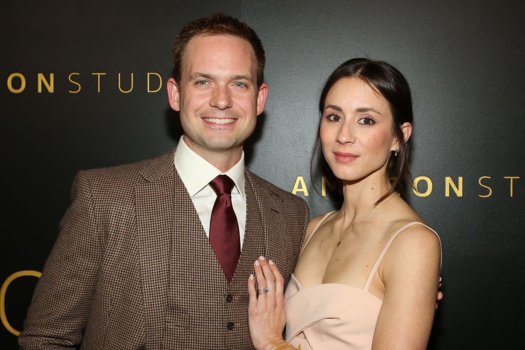 Patrick J. Adams and Troian Bellisario at Amazon Studios Golden Globes after party at The Beverly Hilton Hotel on January 05, 2020 | Photo: Getty Images