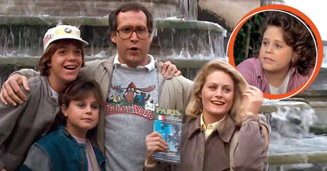 Actress Dana Hill and co-stars in a scene of "National Lampoon's European Vacation," 1985 | Photo: youtube.com/Movieclips