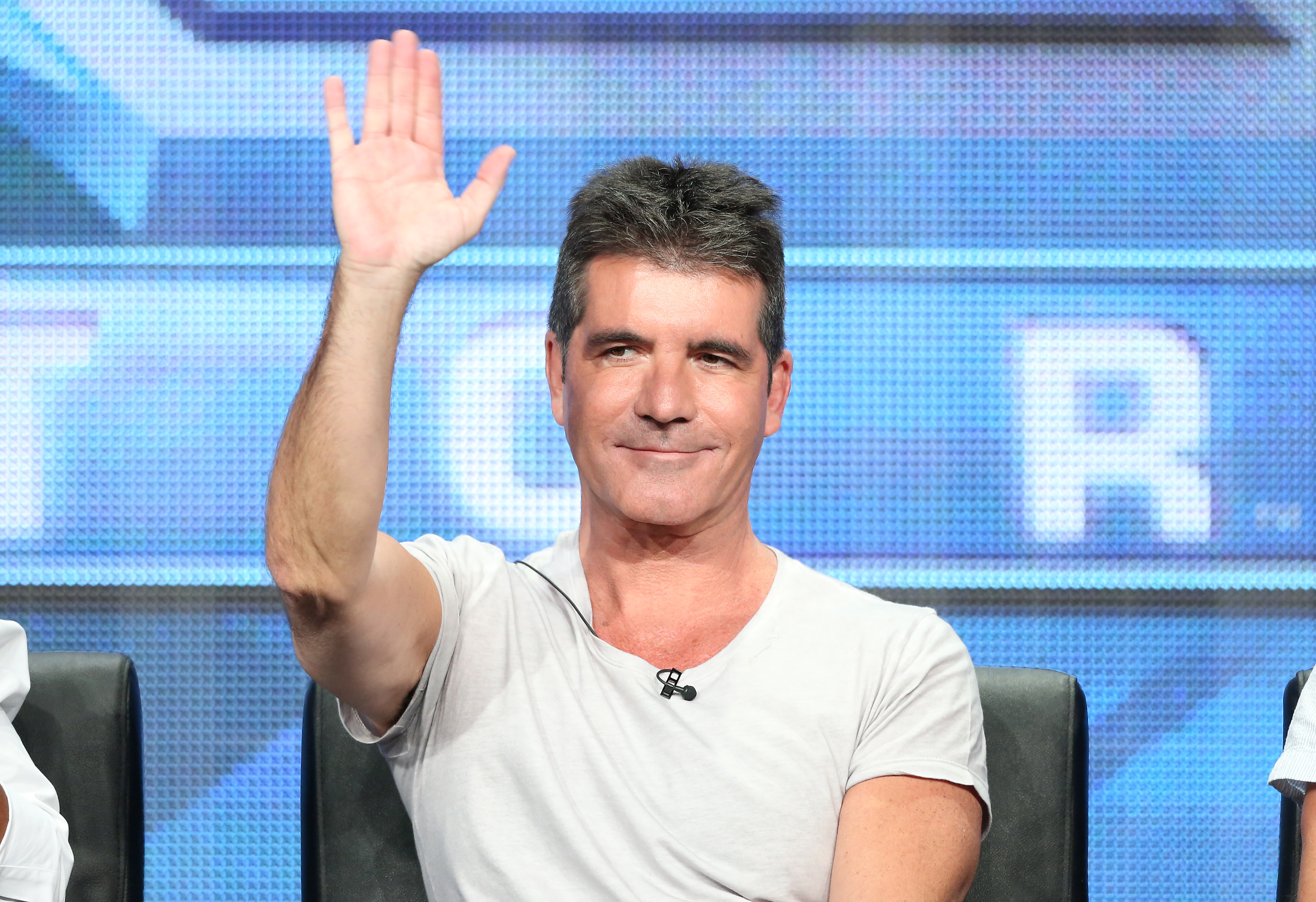 Simon Cowell speaks onstage during the "The X Factor" panel discussion on August 1, 2013 | Source: Getty Images