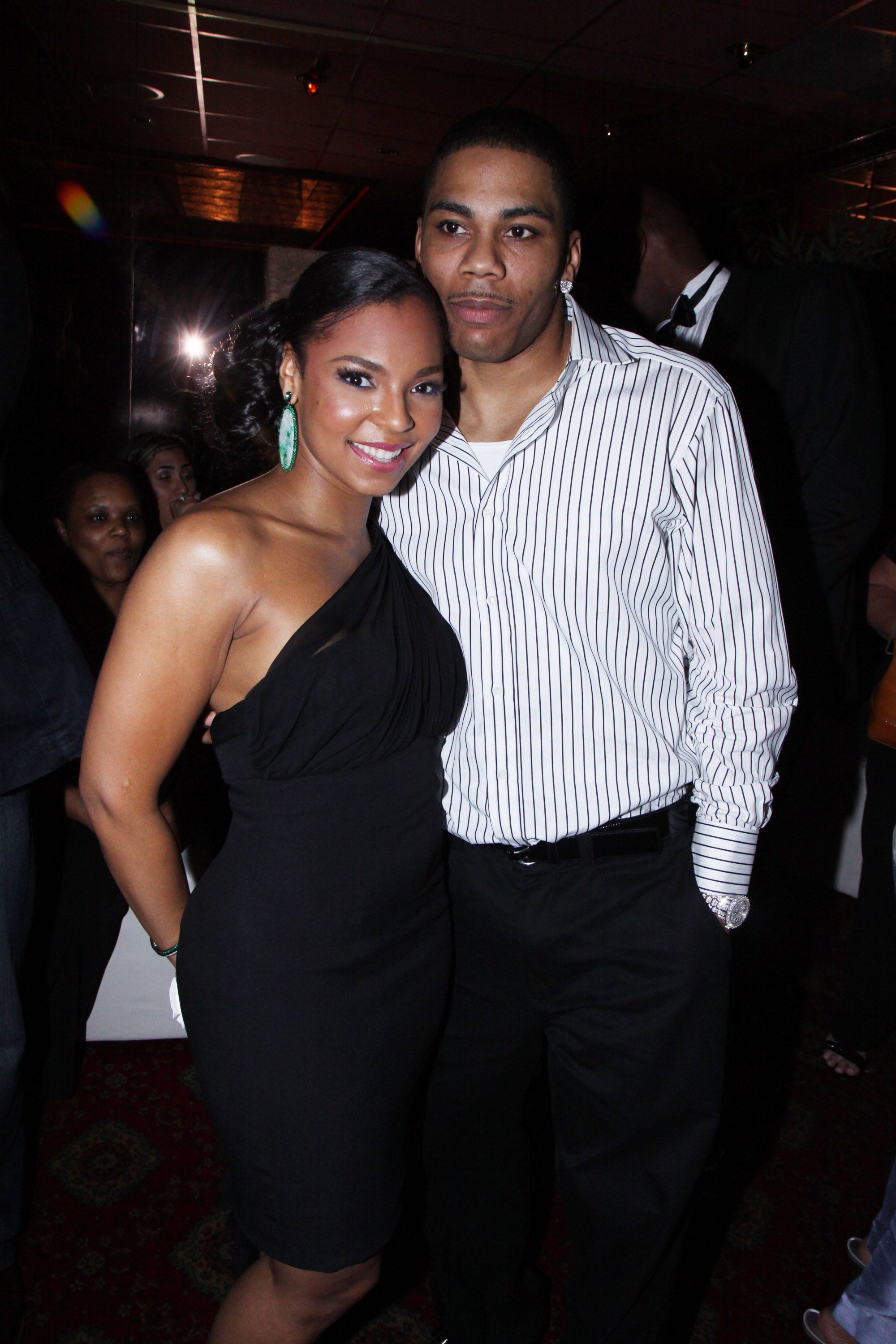 Ashanti and Nelly at "The Wiz" opening night party in 2009 in New York City | Source: Getty Images