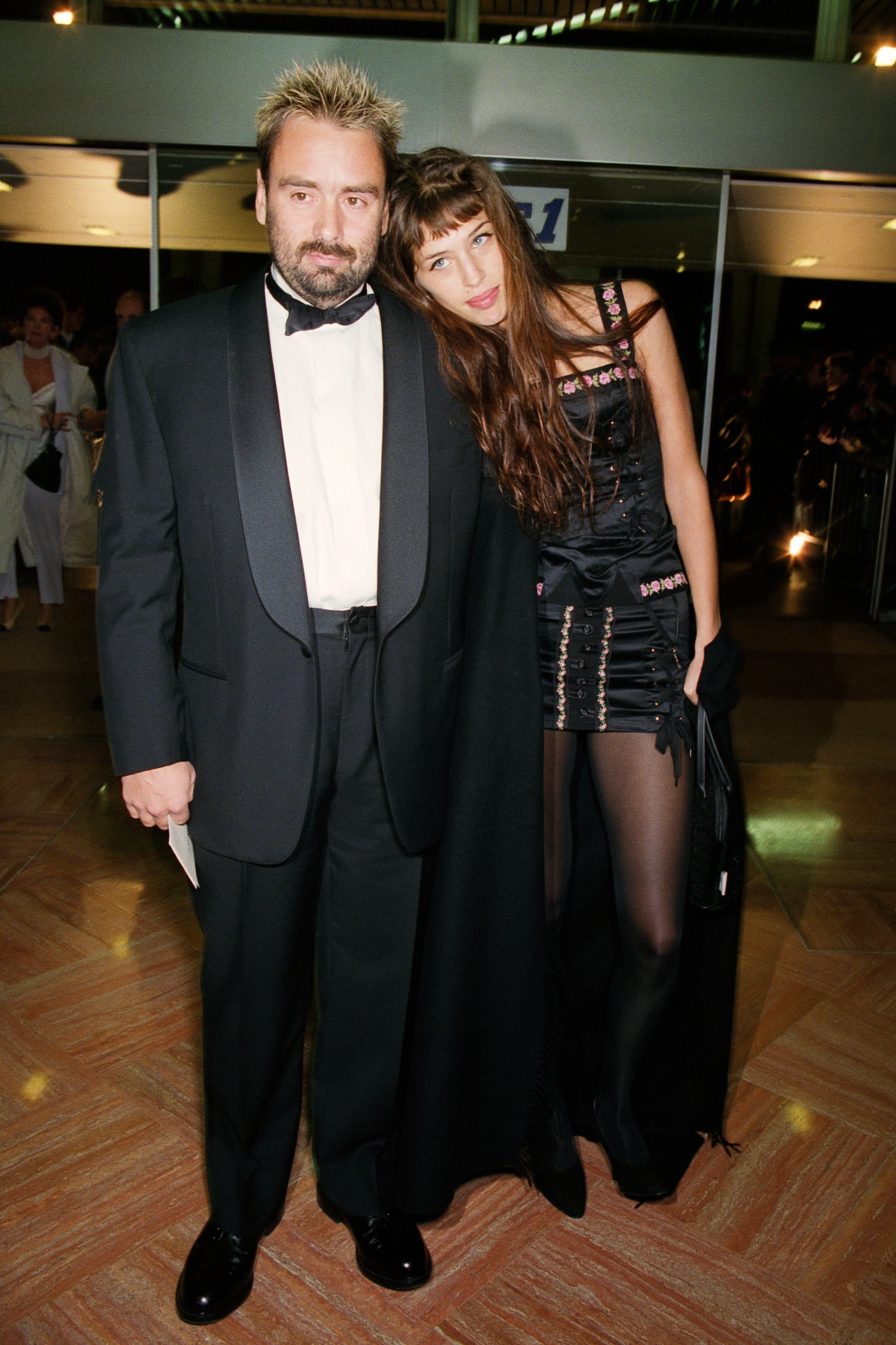 Maiwenn and Luc Besson attend the 20th Cesar Awards Ceremony on February 25, 1995, in Paris, France. | Source: Getty Images