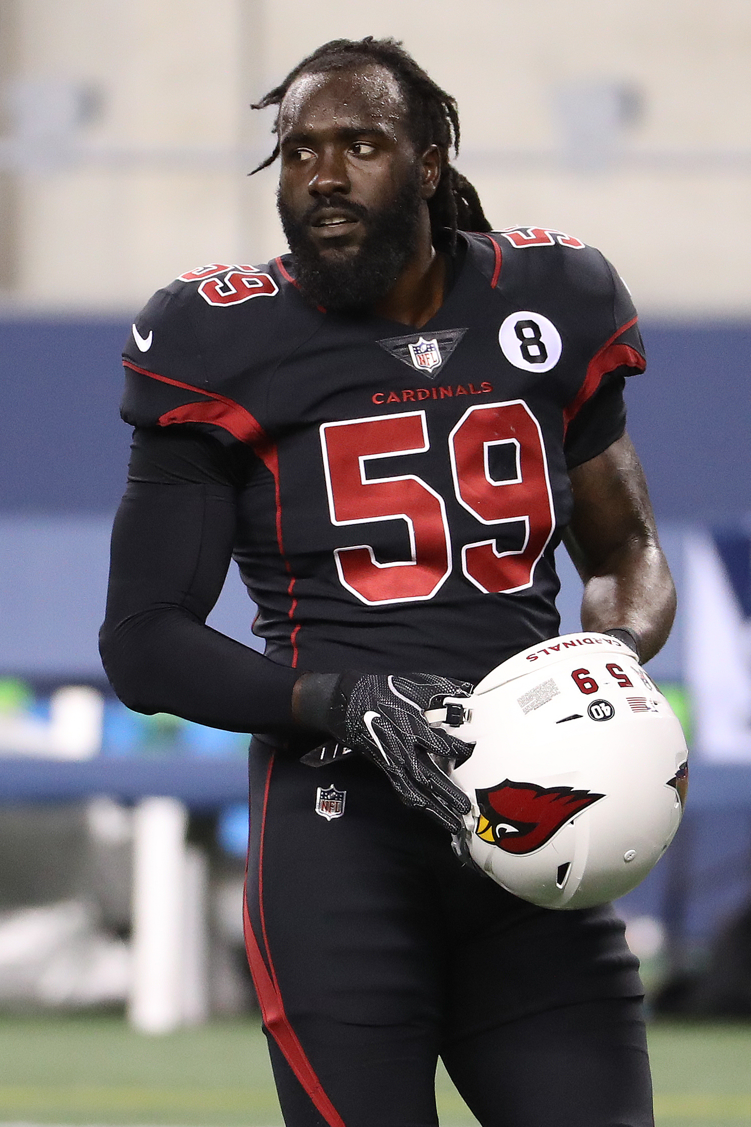 De'Vondre Campbell on November 19, 2020, in Seattle, Washington | Source: Getty Images