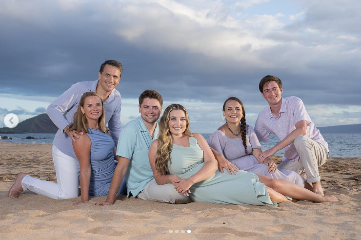 Todd and Kristine Blanche and their family, from a post dated July 29, 2023 | Source: Instagram/kristineblanchephd