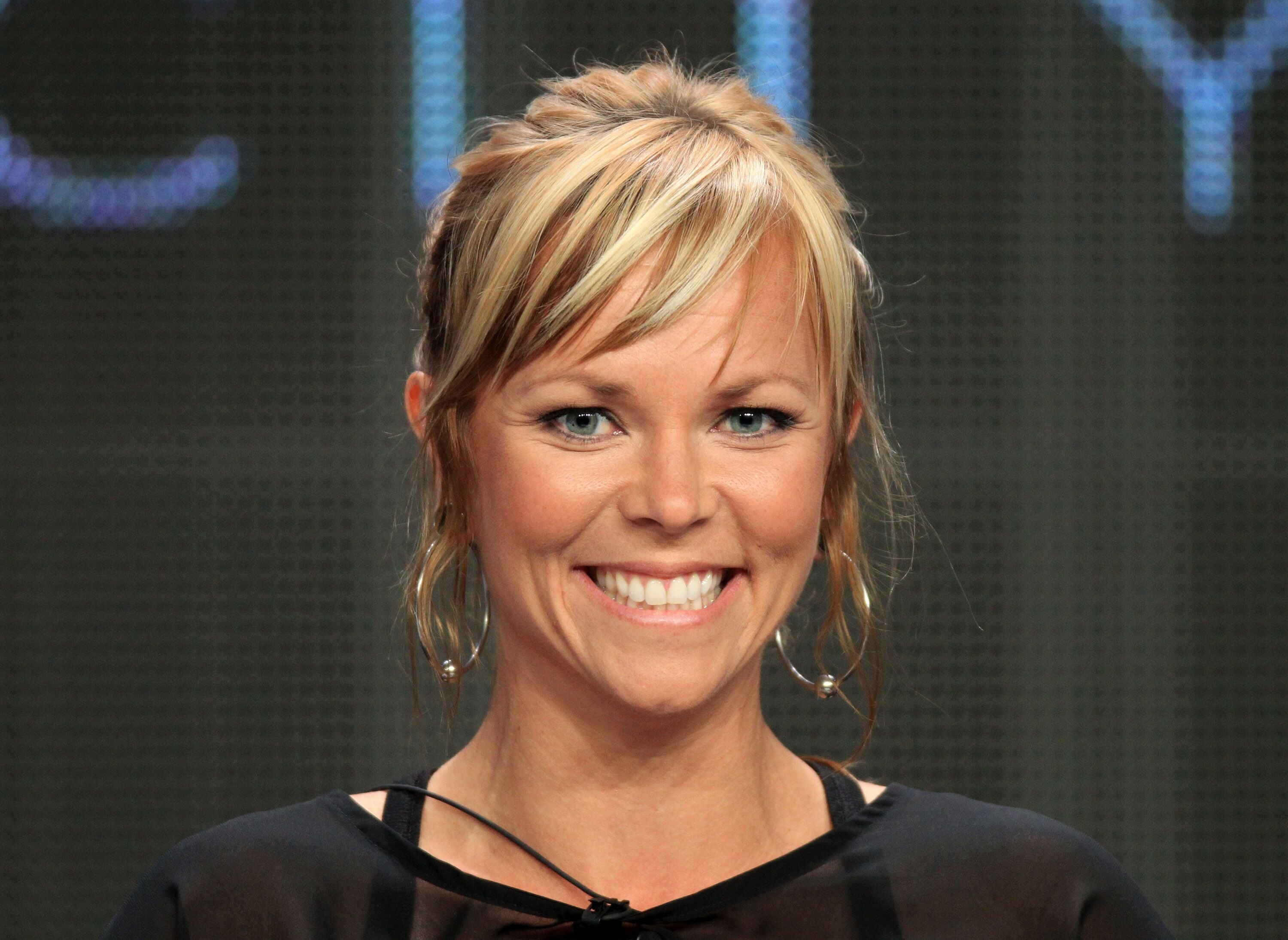 Co-host Jessi Combs speaks at the 'Overhaulin' discussion panel during the Discovery Networks/Velocity portion of the 2012 Summer Television Critics Association tour at the Beverly Hilton Hotel on August 2, 2012 in Los Angeles, California | Photo: Getty Images