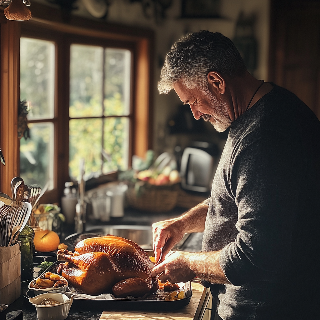 A man busy in the kitchen | Source: Midjourney