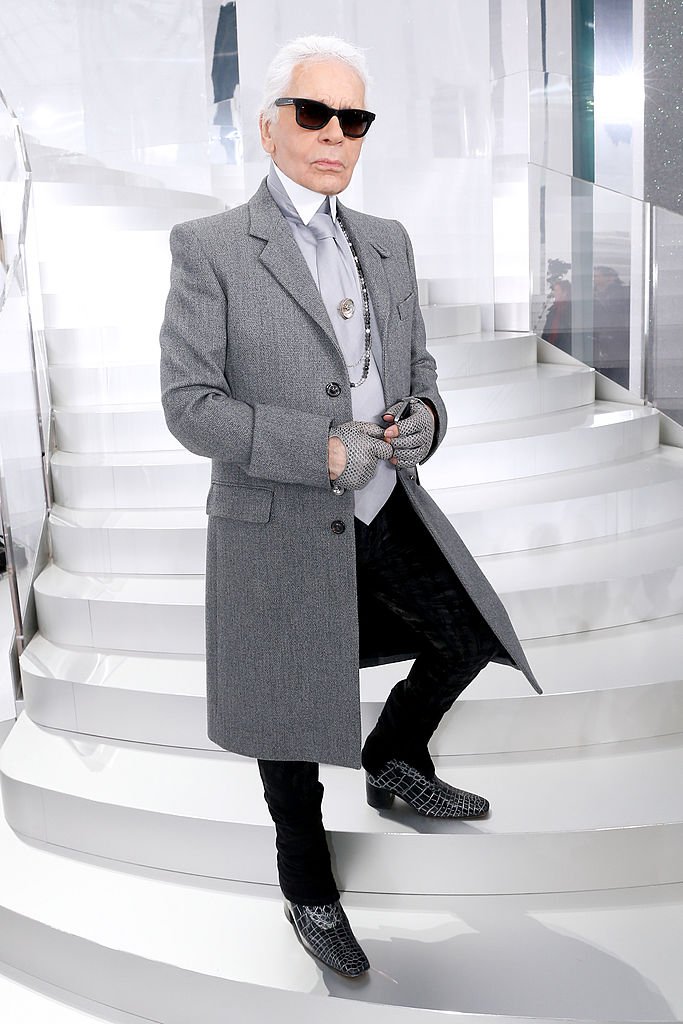 Der Designer Karl Lagerfeld | Quelle: Getty Images