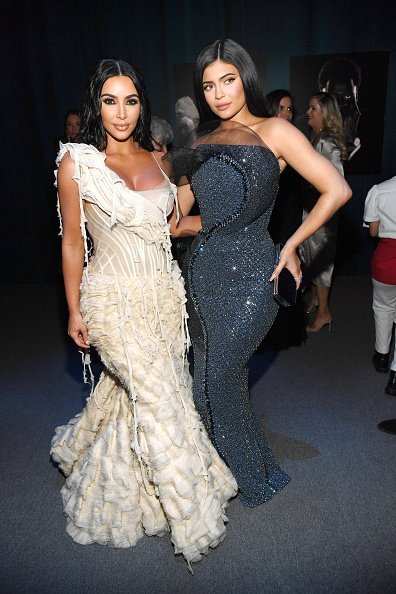 Kim Kardashian and Kylie Jenner at Wallis Annenberg Center for the Performing Arts on February 09, 2020 in Beverly Hills, California. | Photo: Getty Images