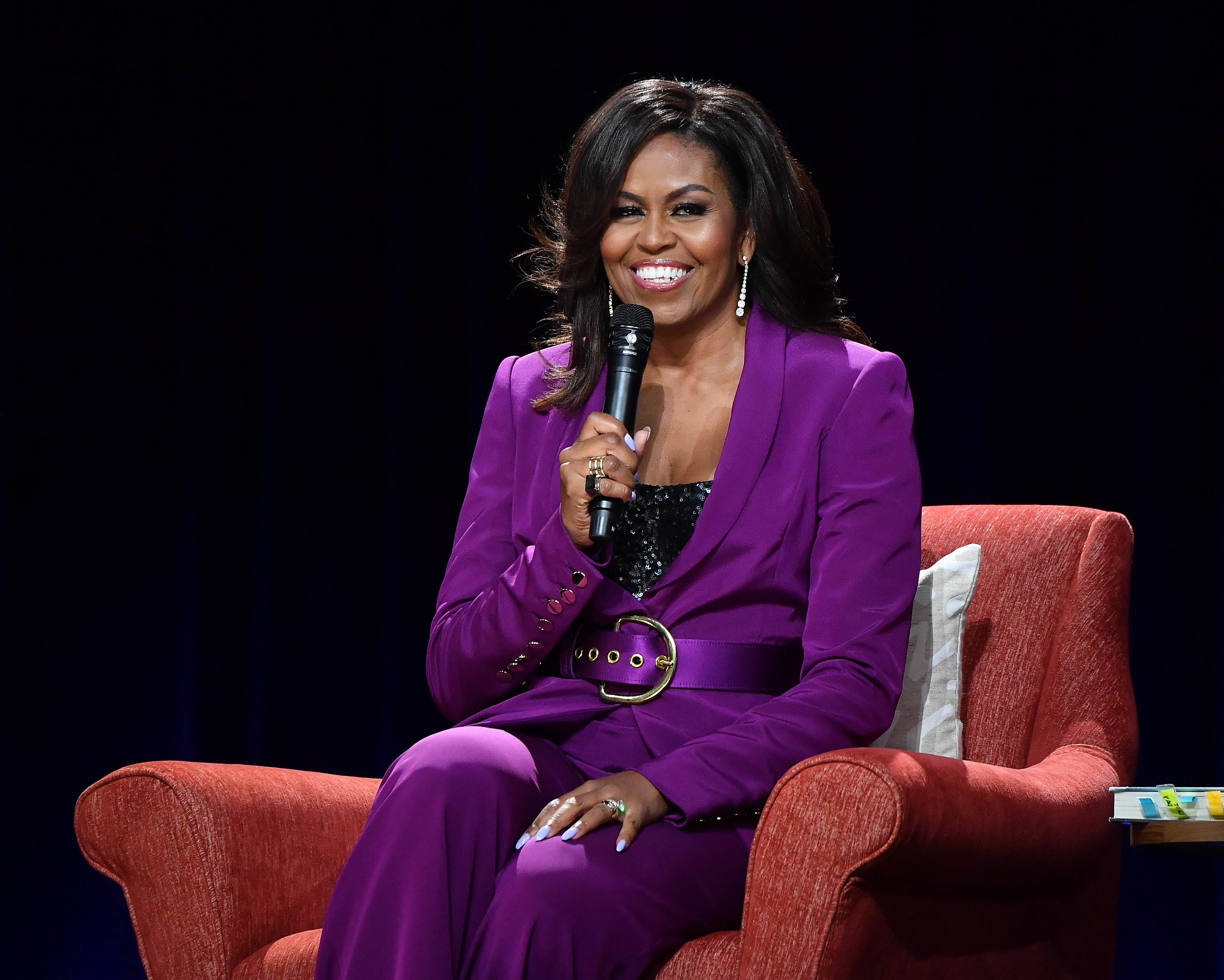 Michelle Obama attends 'Becoming: An Intimate Conversation with Michelle Obama' at State Farm Arena on May 11, 2019 in Atlanta, Georgia | Photo: GettyImages