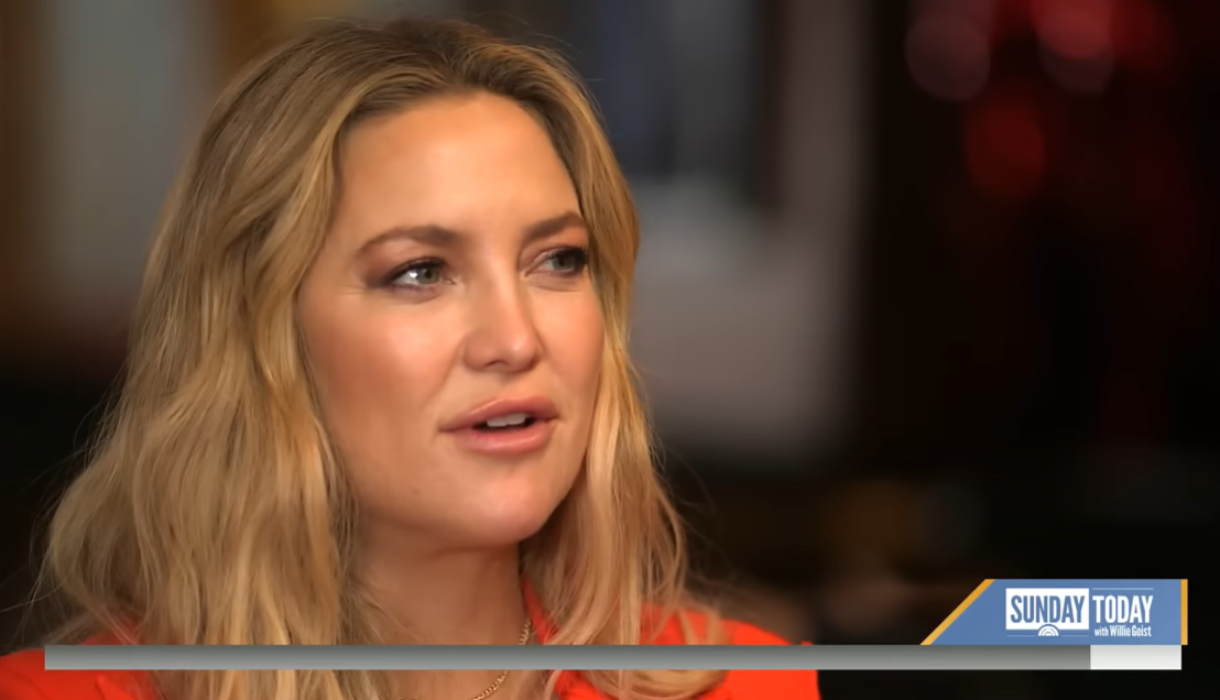 A screenshot of Kate Hudson's "Today" interview in December 2022. | Source: YouTube/TODAY