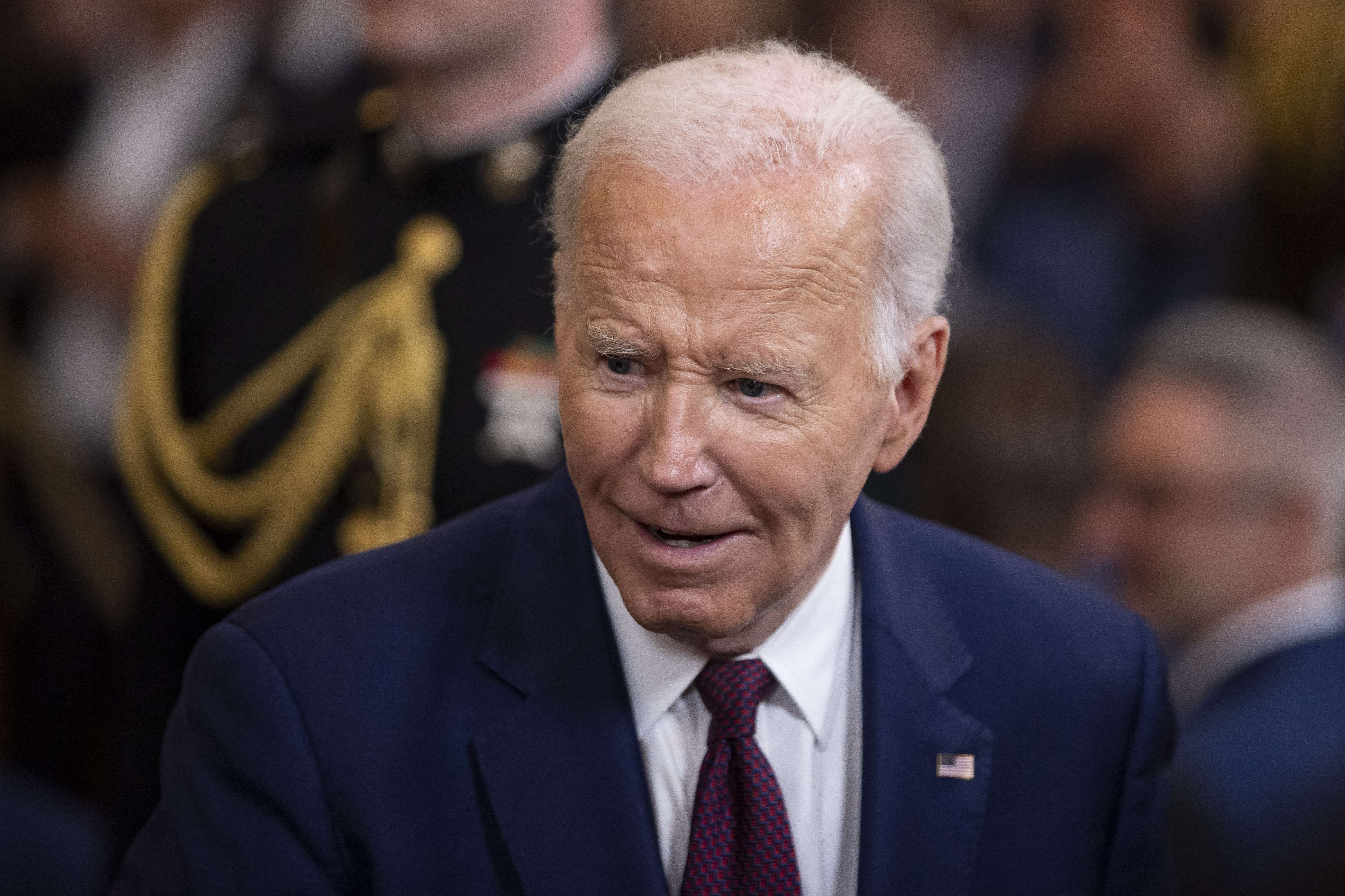 Former U.S. President Joe Biden welcoming the 2023 World Series champion Texas Rangers to the White House in Washington D.C. on August 8, 2024. | Source: Getty Images