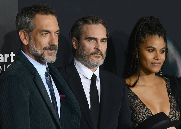 Todd Phillips, Joaquin Phoenix and Zazie Beetz at TCL Chinese Theatre IMAX on September 28, 2019 in Hollywood, California. | Photo: Getty Images