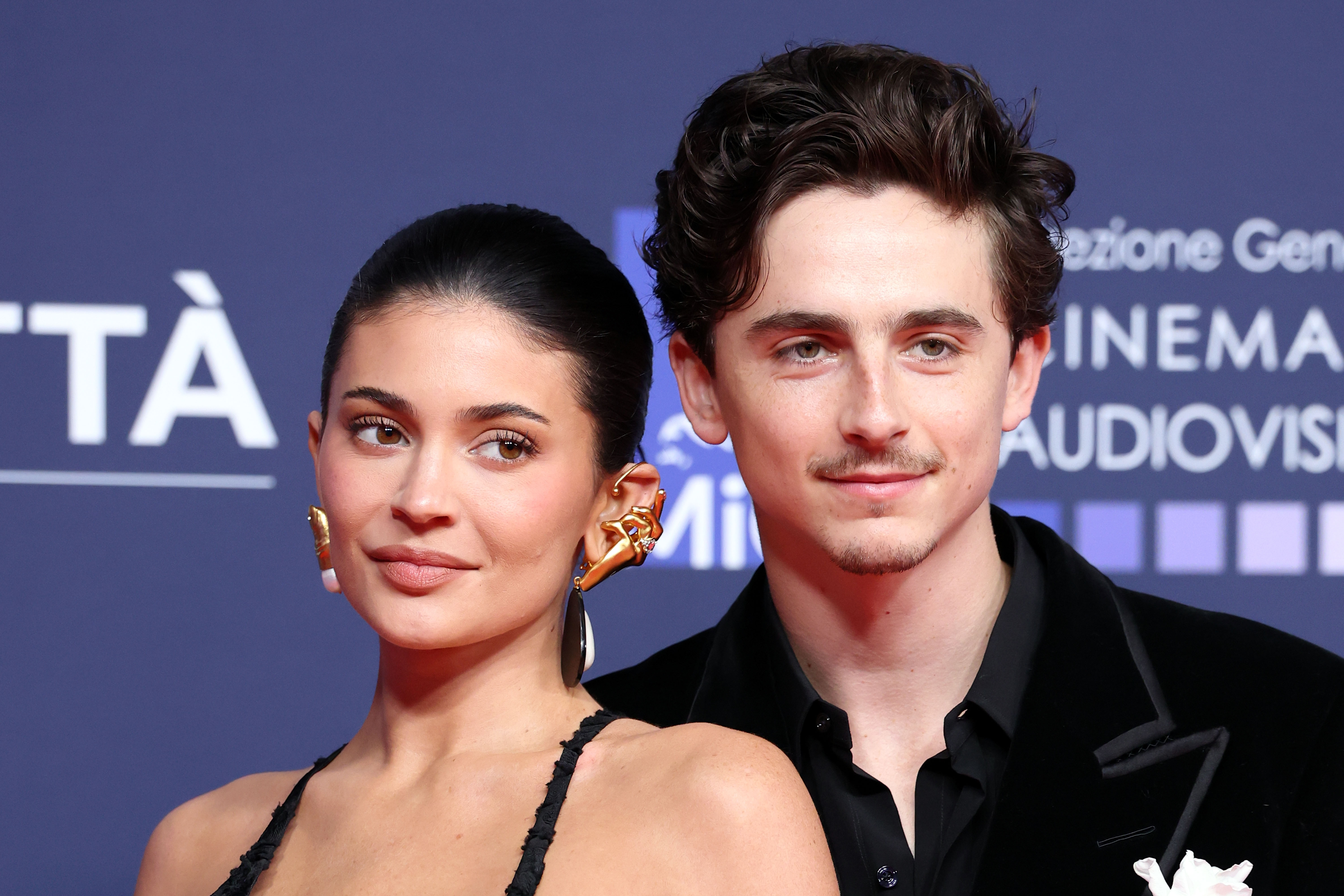 Kylie Jenner and Timothée Chalamet attend the red carpet during the 70th David Di Donatello on May 7, 2025 | Source: Getty Images