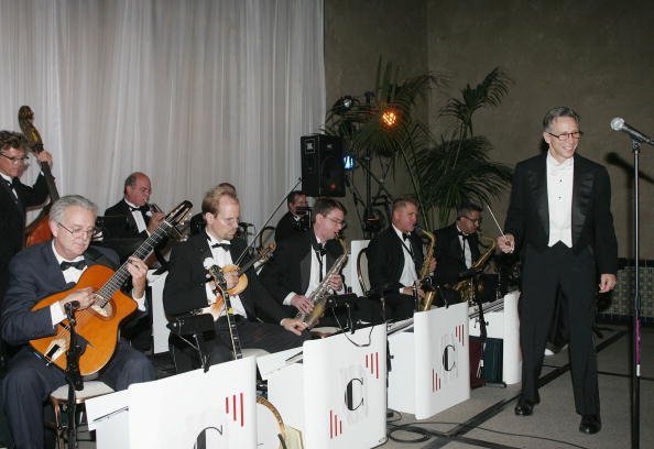 Johnny Crawford and his orchestra perform at the after party for Encore's "Bullets Over Hollywood" at the Roosevelt Hotel on October 20, 2005, in Los Angeles, California.| Source: Getty Images.