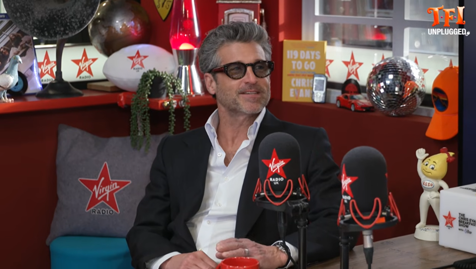 Patrick Dempsey talking about Eric Dane's passing on February 21, 2026| Source: YouTube/Virgin Radio UK