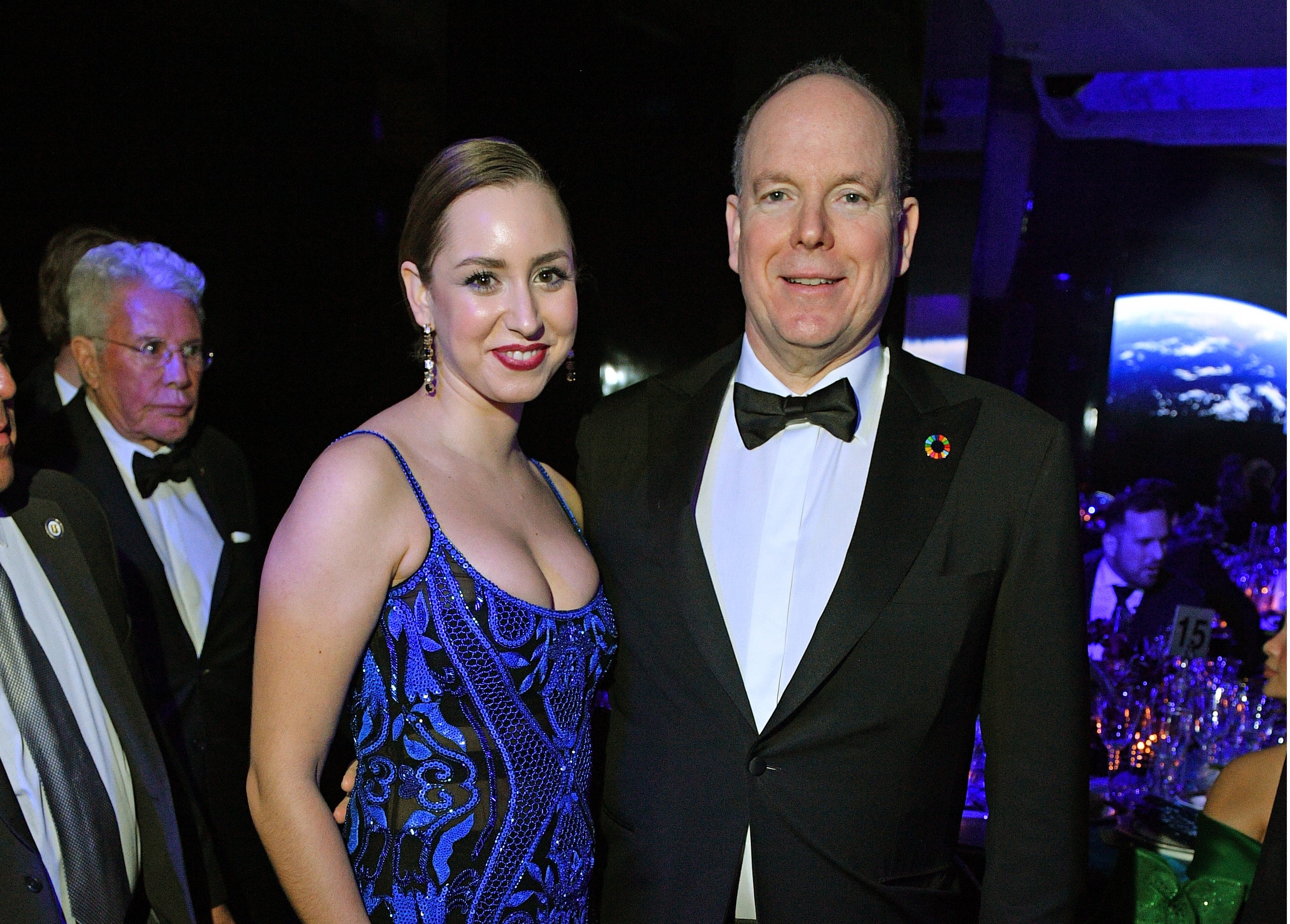 Jazmín Grace Grimaldi y el Príncipe Albert de Mónaco en Beverly Hills, California en febrero de 2020. | Foto: Getty Images Jazmín Grace Grimaldi y el Príncipe Albert de Mónaco en Beverly Hills, California en febrero de 2020. | Foto: Getty Images